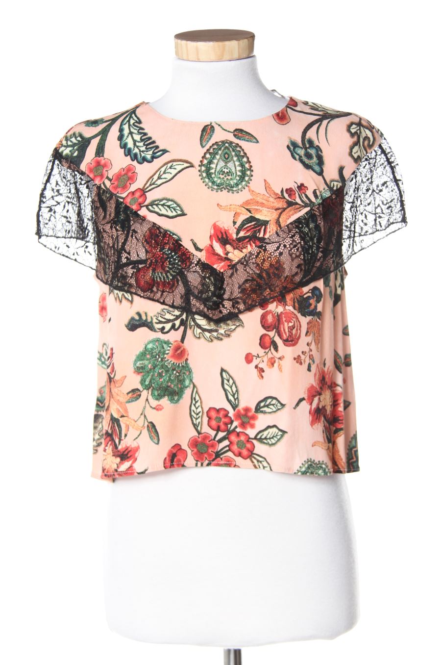 Blouse à manches courtes Trafaluc de la taille S, de couleur imprimés