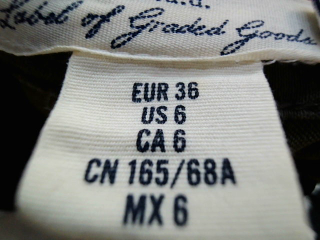 Jeans H&M de la taille 36, de couleur vert de denim