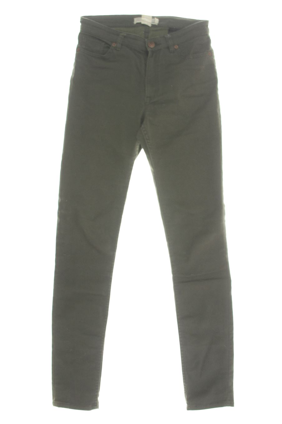 Jeans H&M de la taille 36, de couleur vert de denim