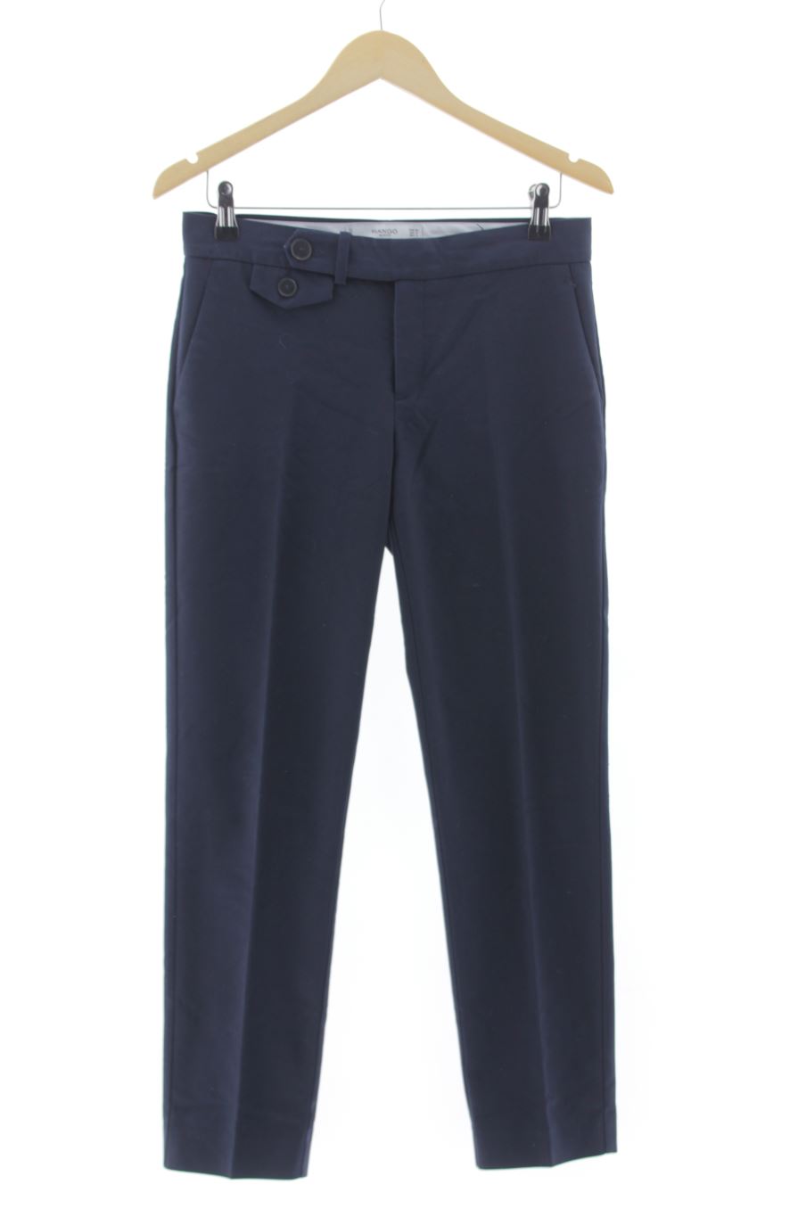 Pantalón de Mango de la talla 36, de color azul marino