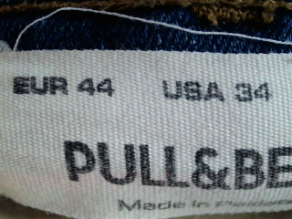 Vaquero de Pull & Bear de la talla 44