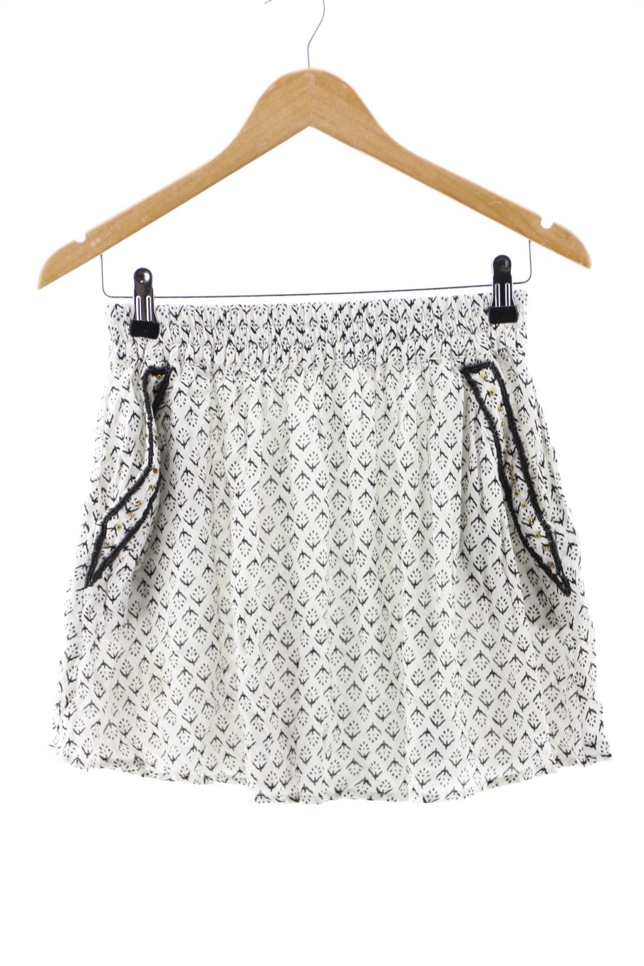 Jupe Mango de la taille S, de couleur blanc
