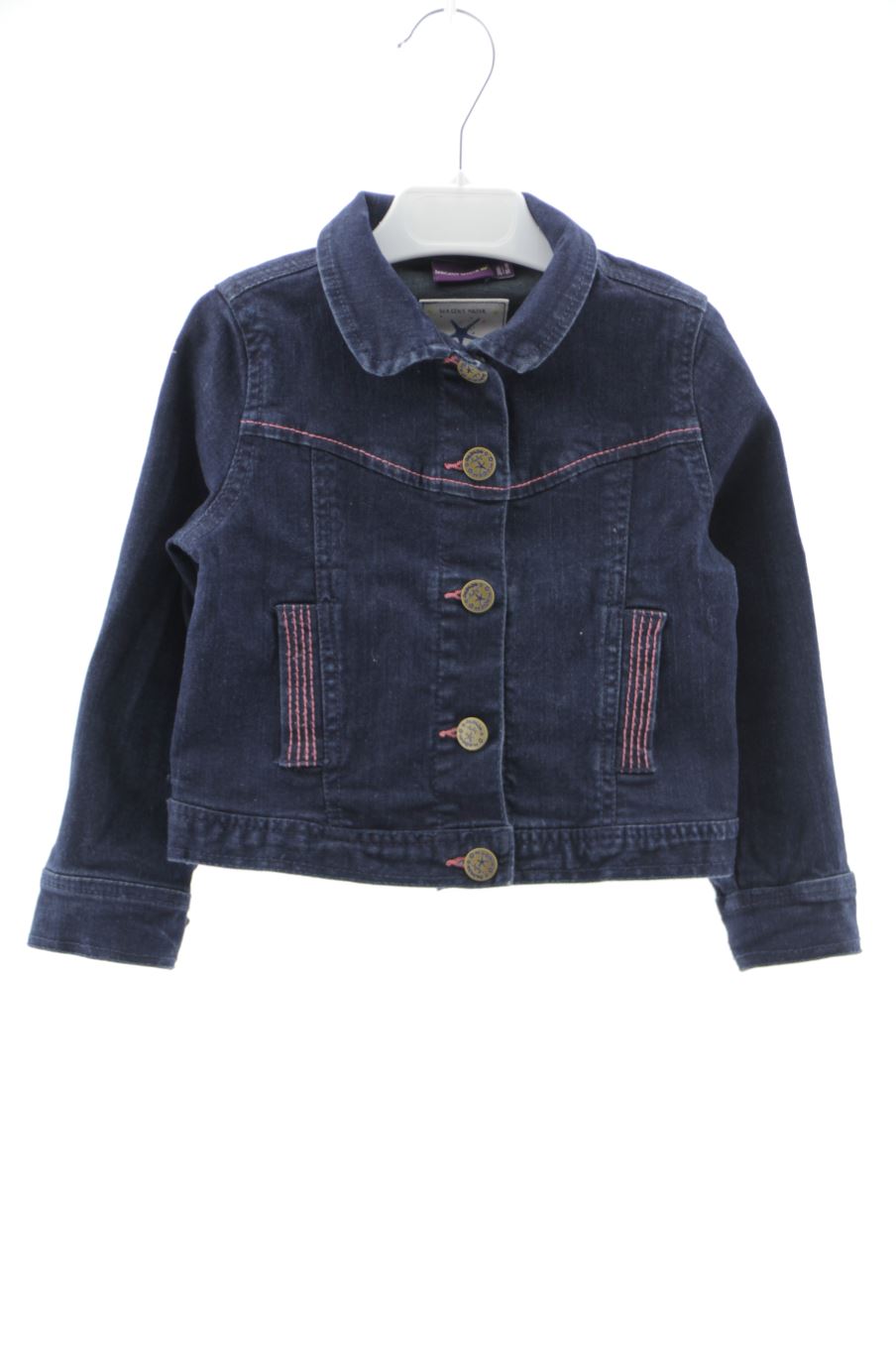 Blouson Sergent Major de la taille 3 ans de denim de seconde main