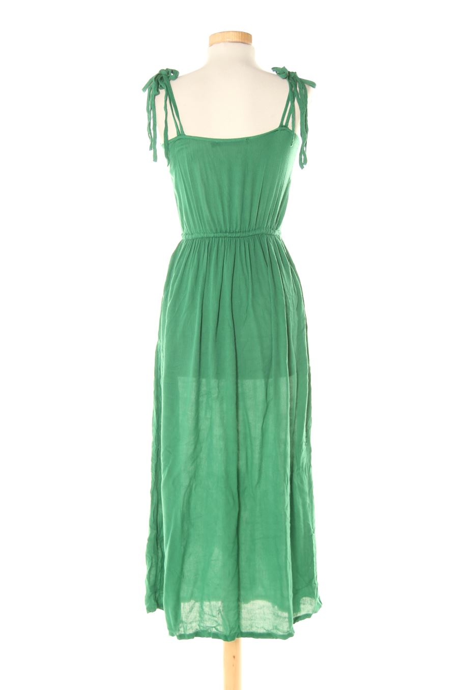 Robe casual Monoprix de la taille S, de couleur vert