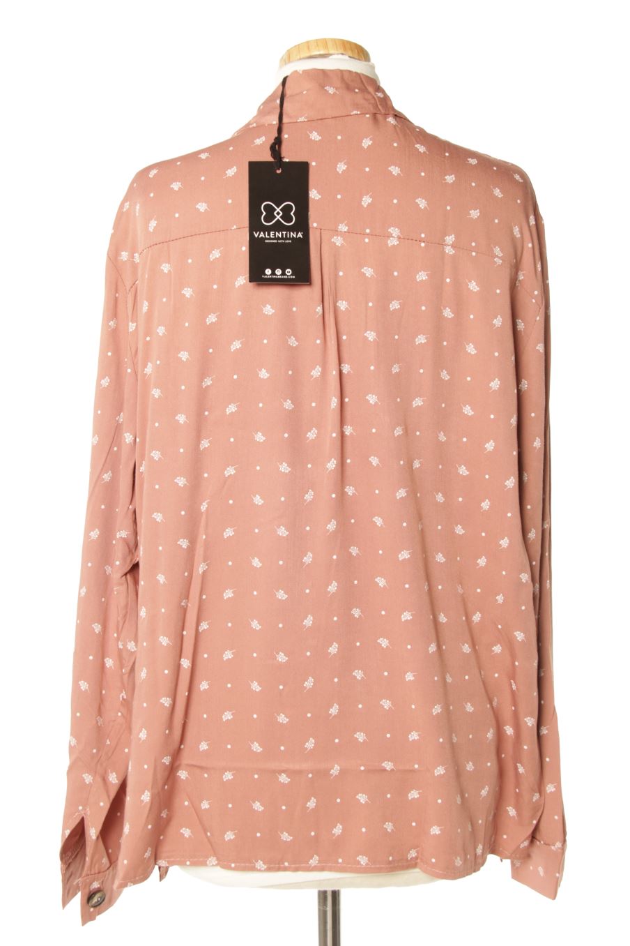 Chemise Valentina de la taille 44, de couleur rose