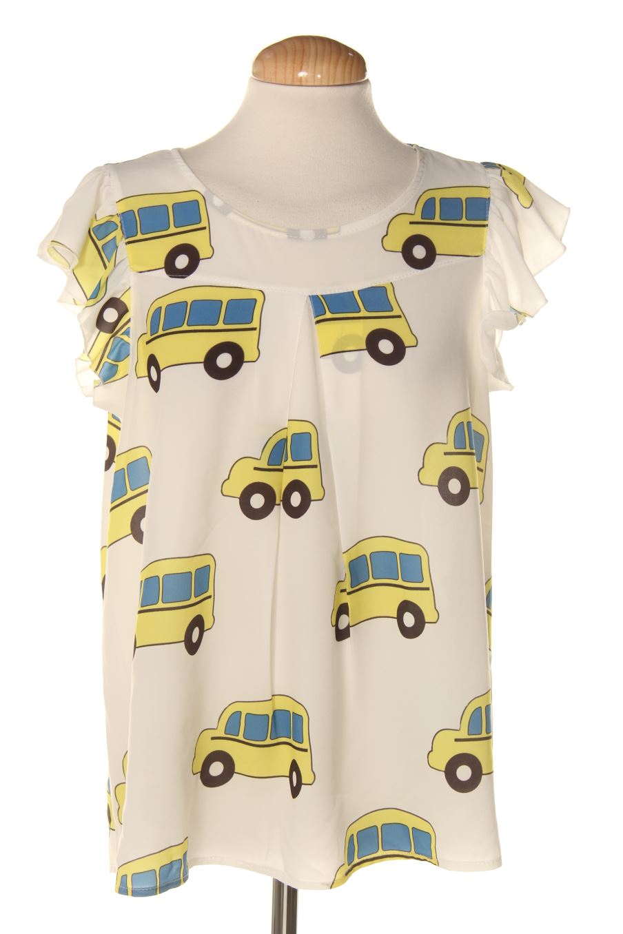 Blouse à manches courtes Xtsy de la taille S, de couleur imprimés