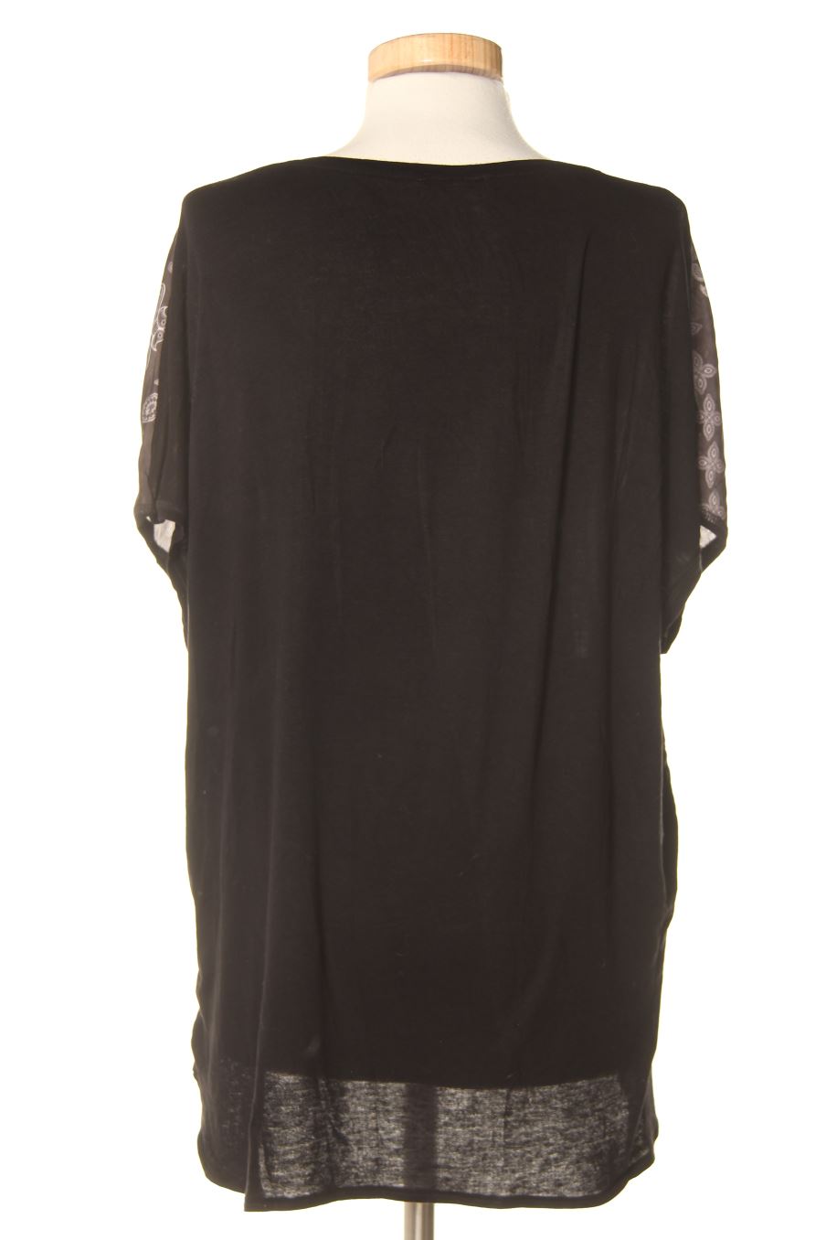 Blouse à manches courtes Promod de la taille M, de couleur noir