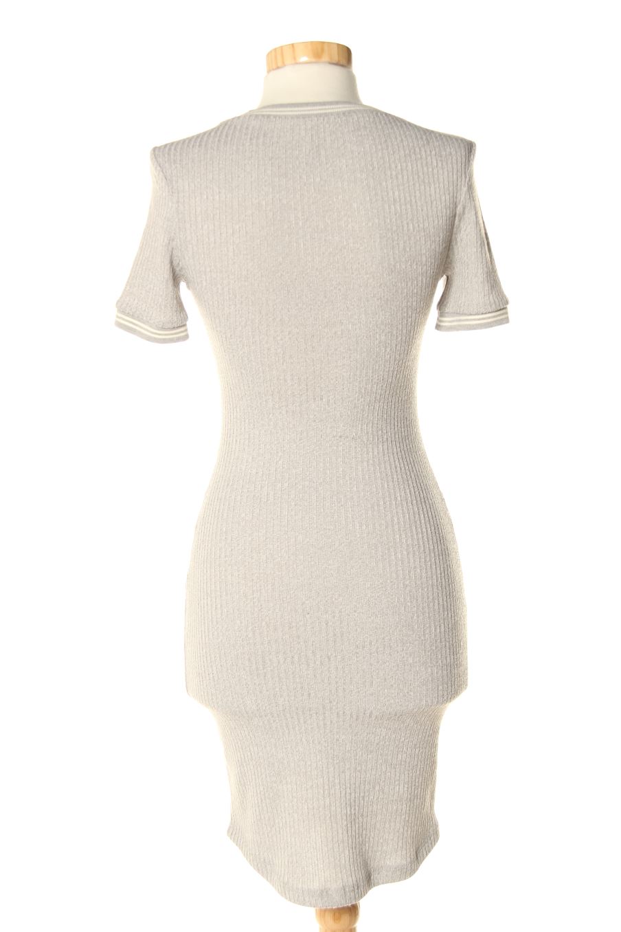 Vestido casual de H&M de la talla 32, de color gris