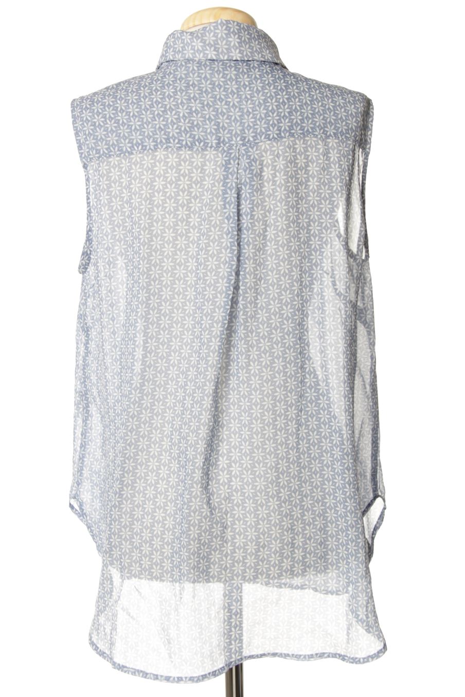 Camisa sin mangas de KATTO WOMAN de la talla S, de color azul