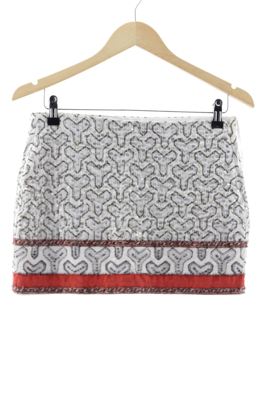 Falda de trf (ZARA) de la talla M, de color estampado