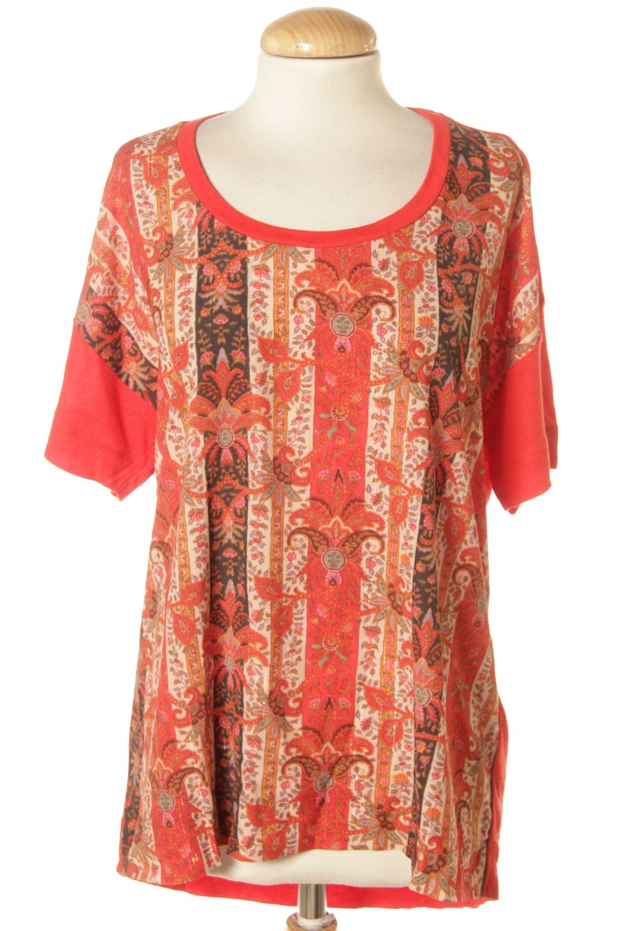 Blusa a maniche corte de Desigual de la talla L, de color stampato