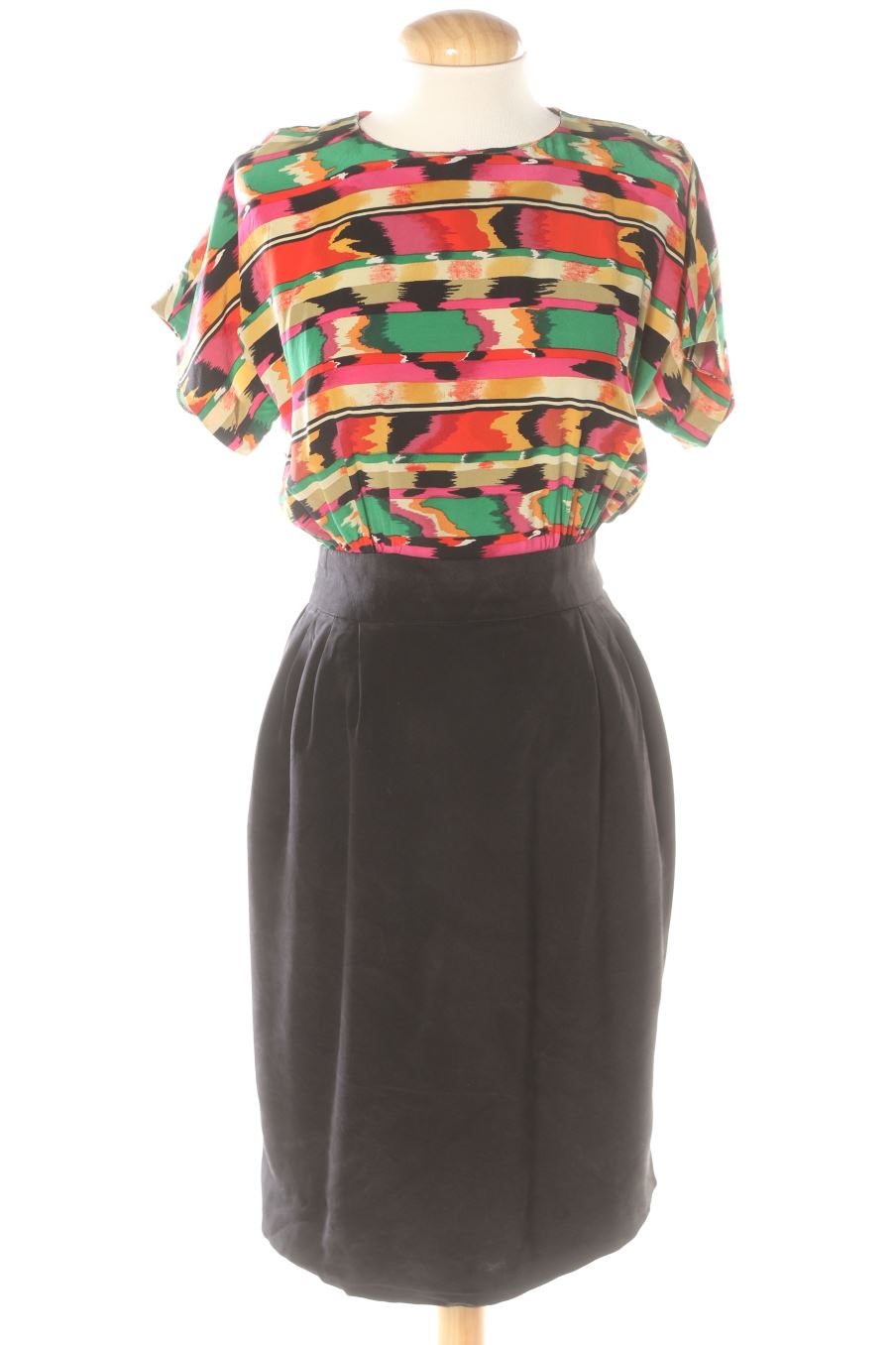 Robe casual Rickie Freeman for TERI JON de la taille 36, de couleur imprimés de soie