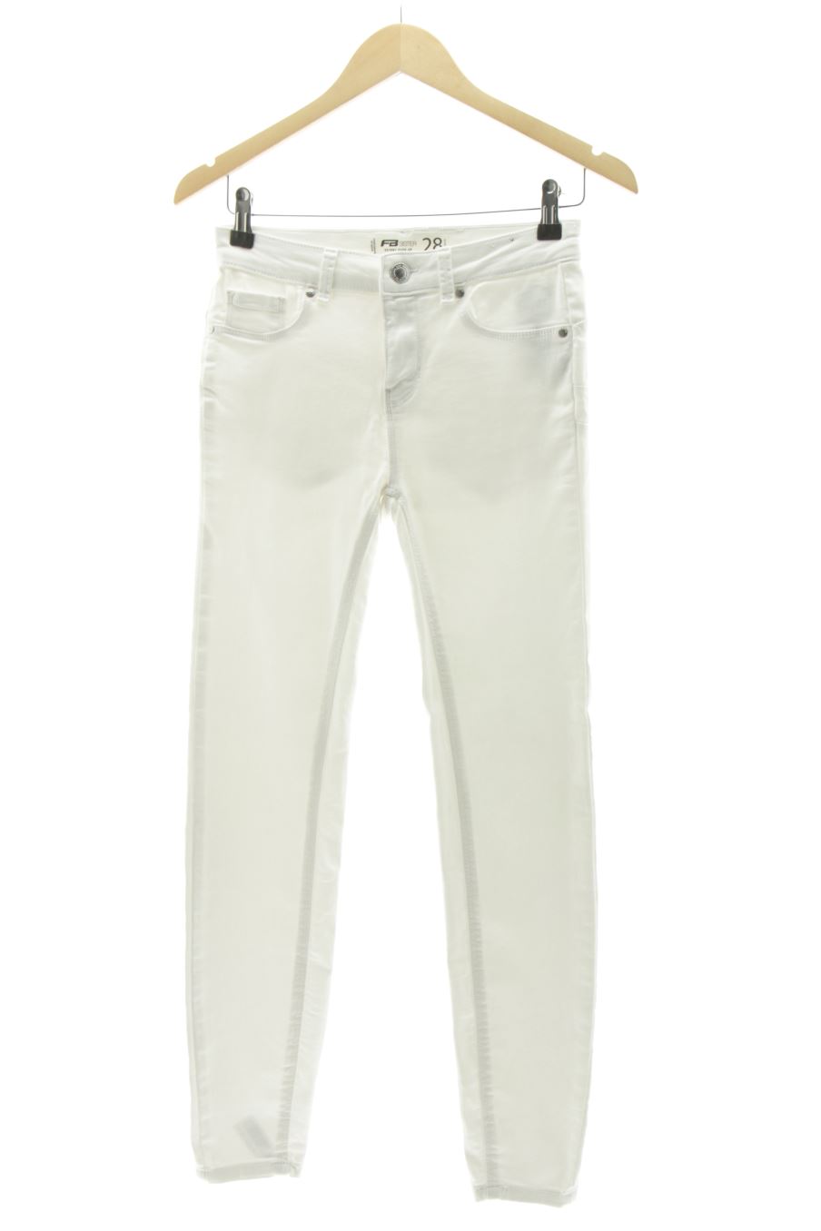 Jeans FB sister de la taille 36, de couleur blanc de denim