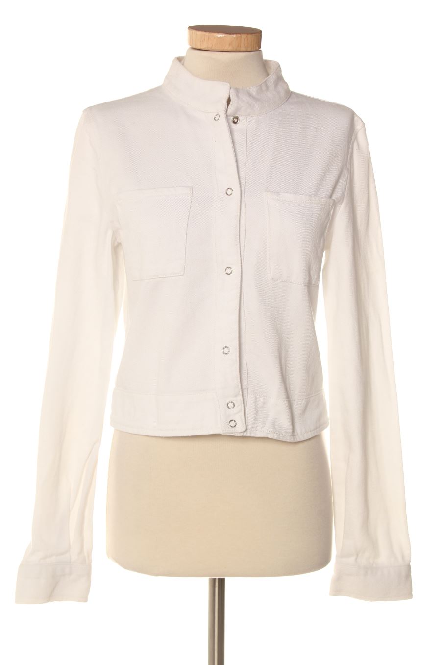 Blouson Adolfo Dominguez de la taille 38, de couleur blanc de denim