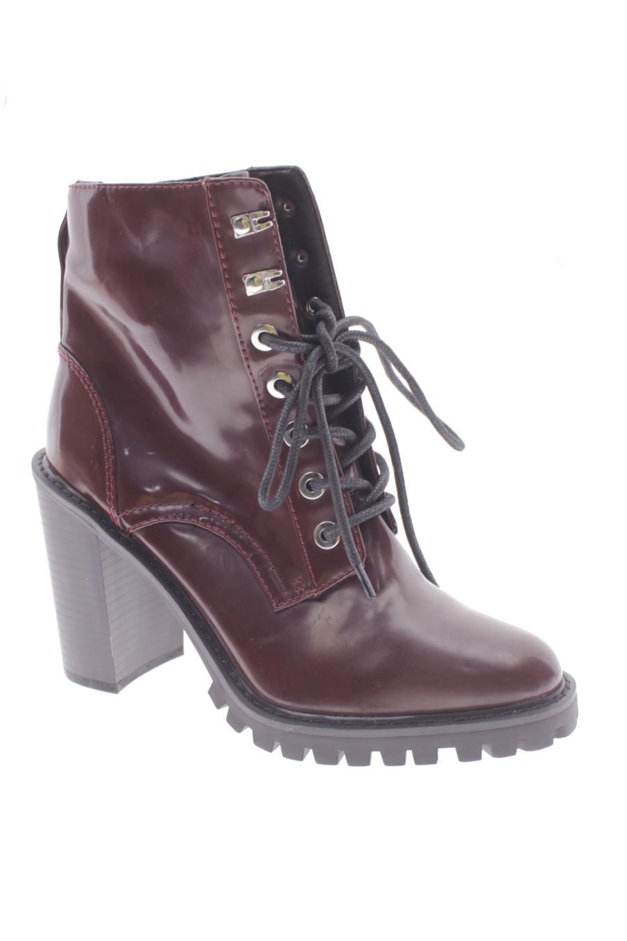 Botines de ASOS de la talla 40, de color burdeos de