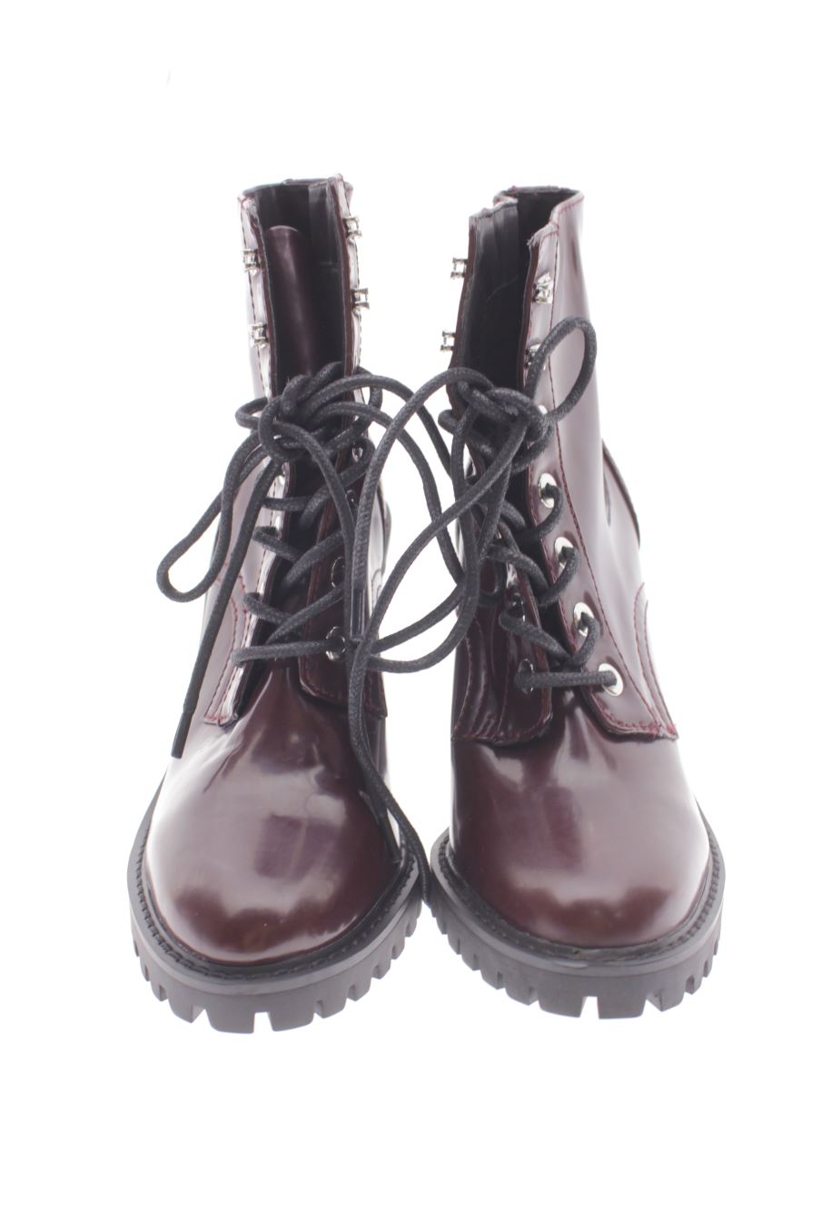 Botines de ASOS de la talla 40, de color burdeos de