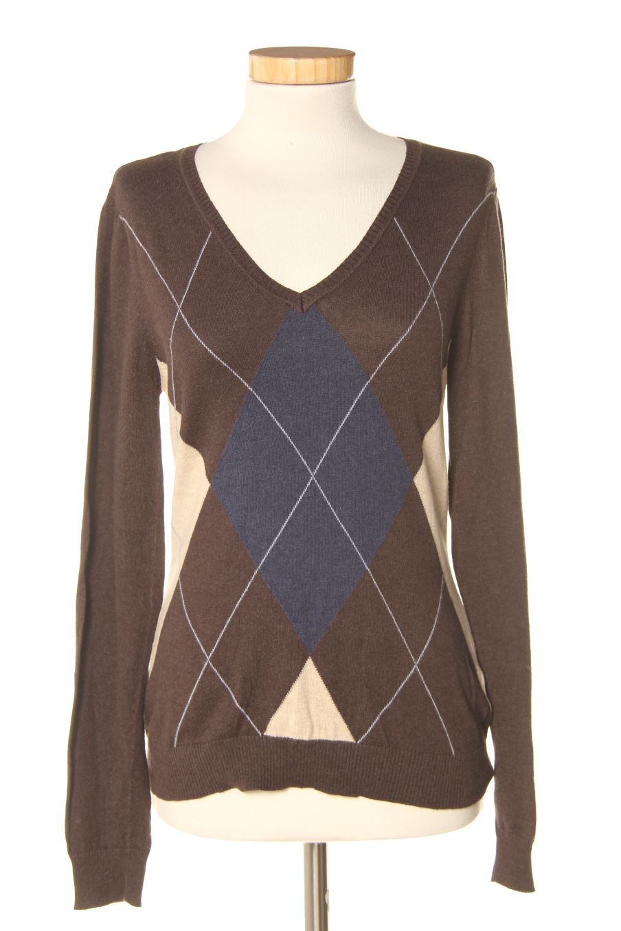 Jersey de sintesis de la talla 38, de color marrón