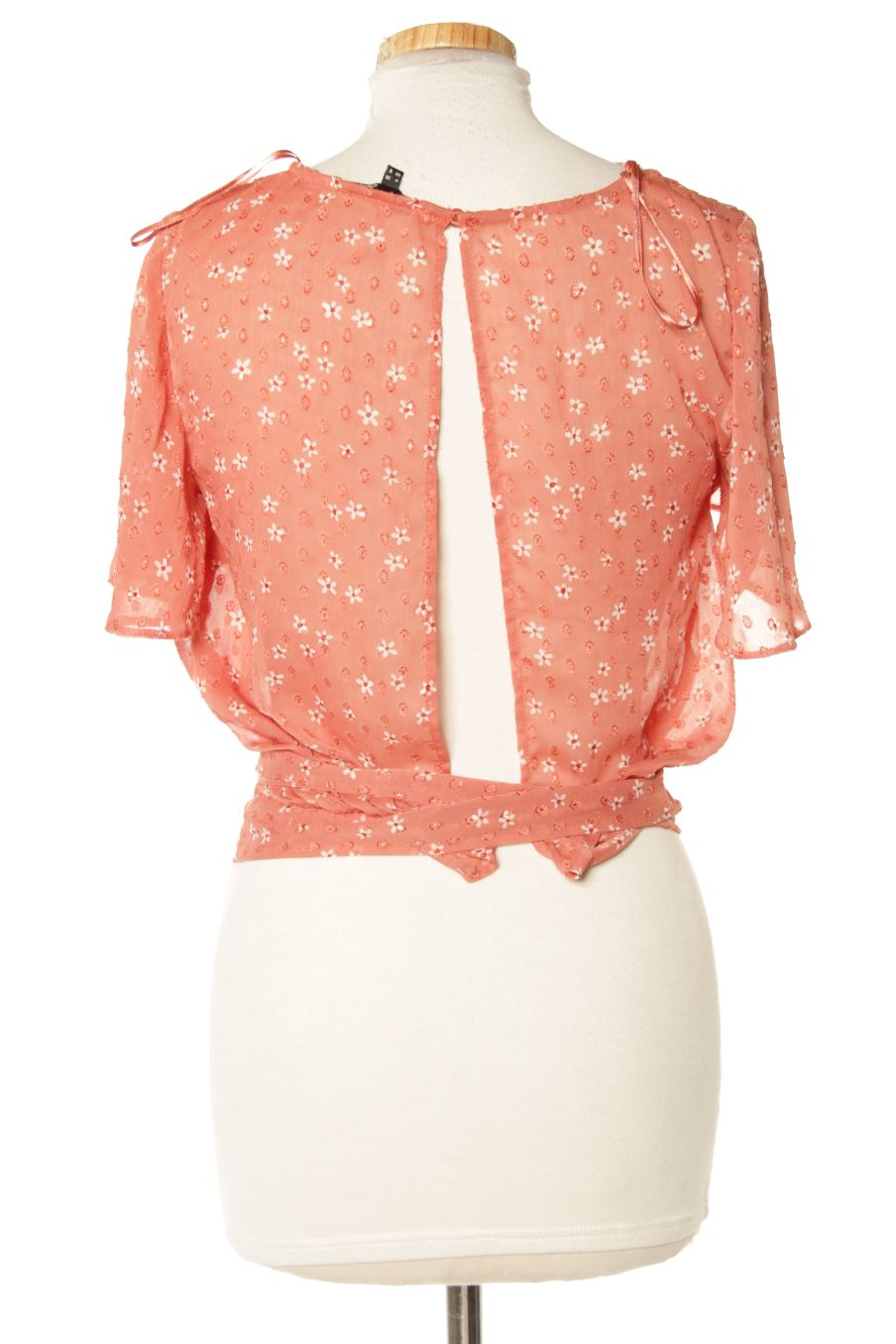 Blouse à manches courtes Etam de la taille S, de couleur fleurs