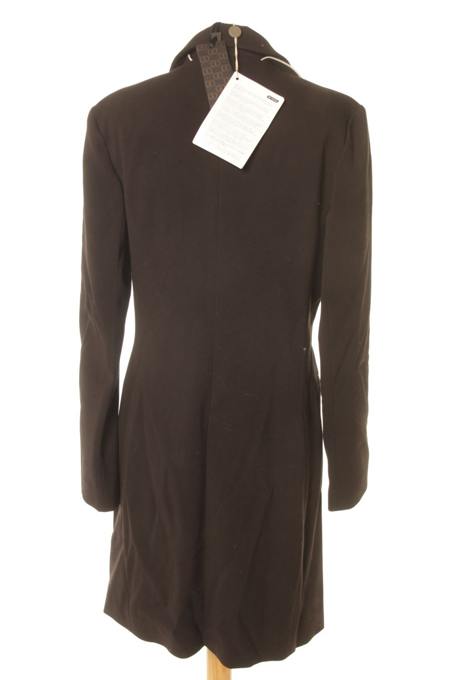 Abrigo de Mary D`aloia de la talla 44, de color negro