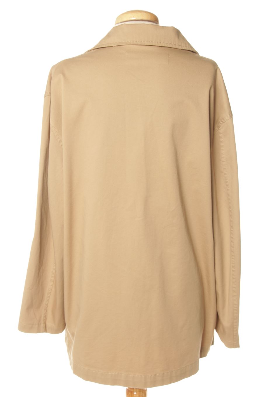 Blazer Zara de la taille M, de couleur beige de denim