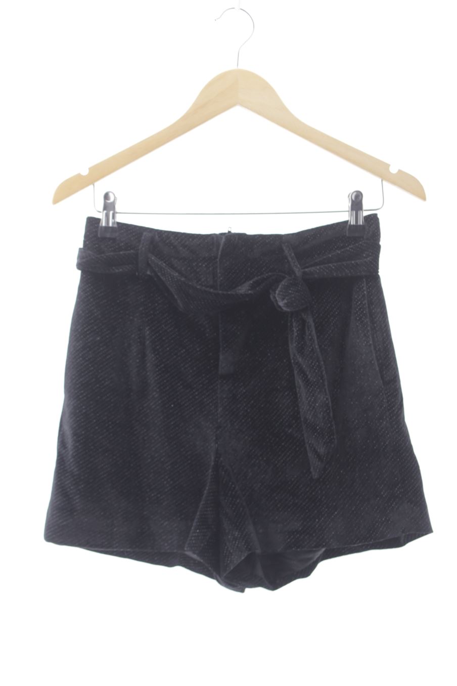 Shorts LILI SIDONIO X MOLLY BRACKEN de la taille XS, de couleur noir de velours