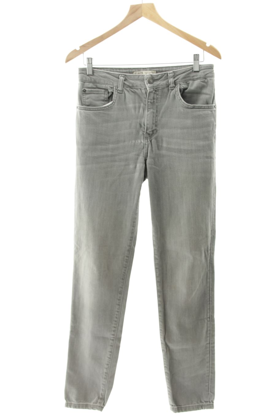 Jeans de Zara de la talla 38, de color grigio