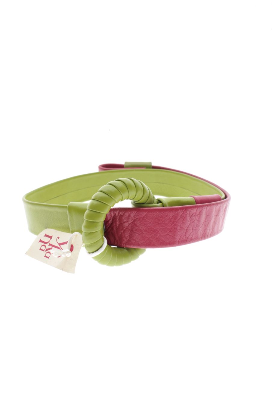 Cinturón de Yokana de la talla Única, de color verde de piel
