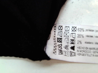 Pantalon Pull & Bear de la taille S, de couleur noir