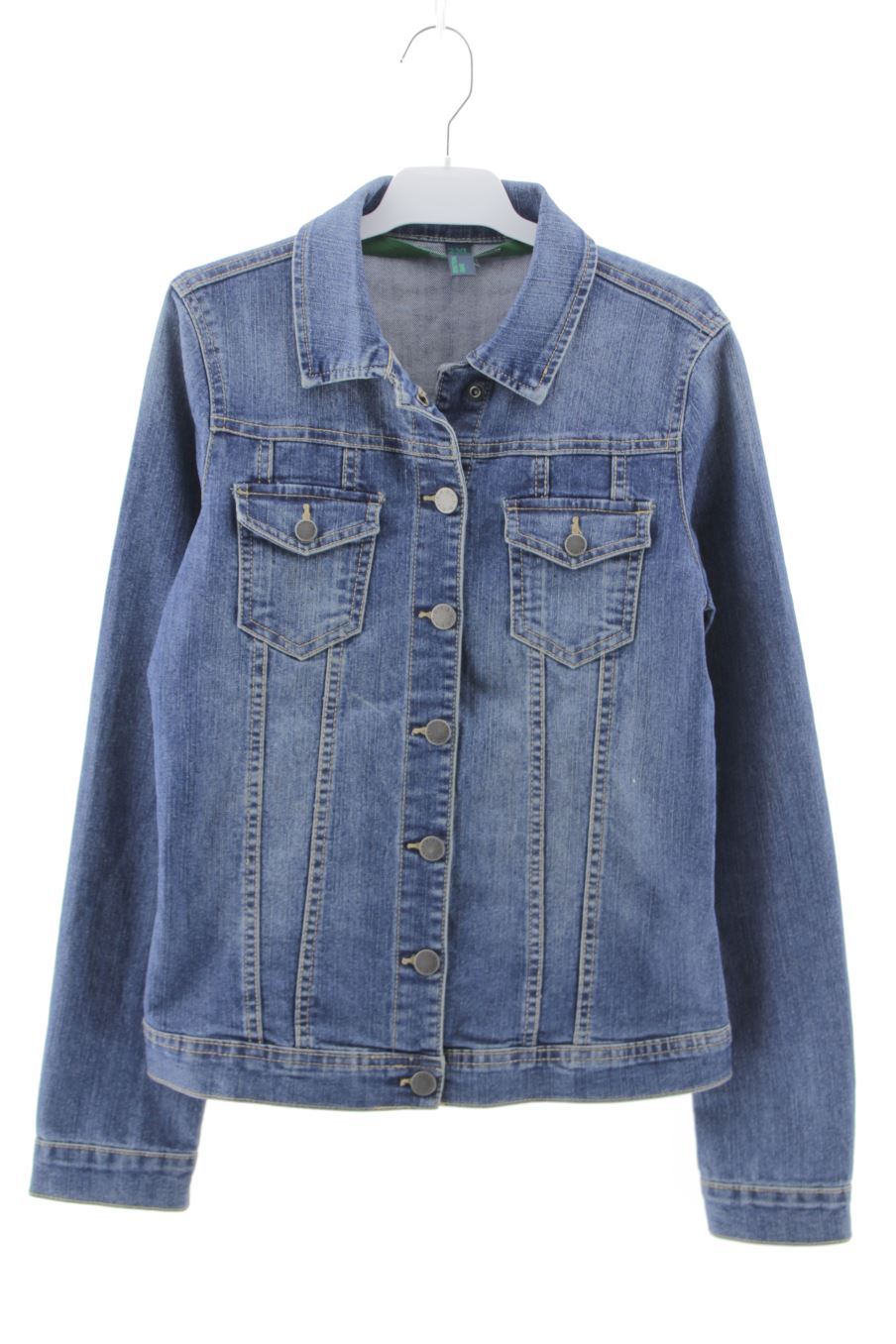 Blouson Benetton de la taille 14 ans de denim de seconde main