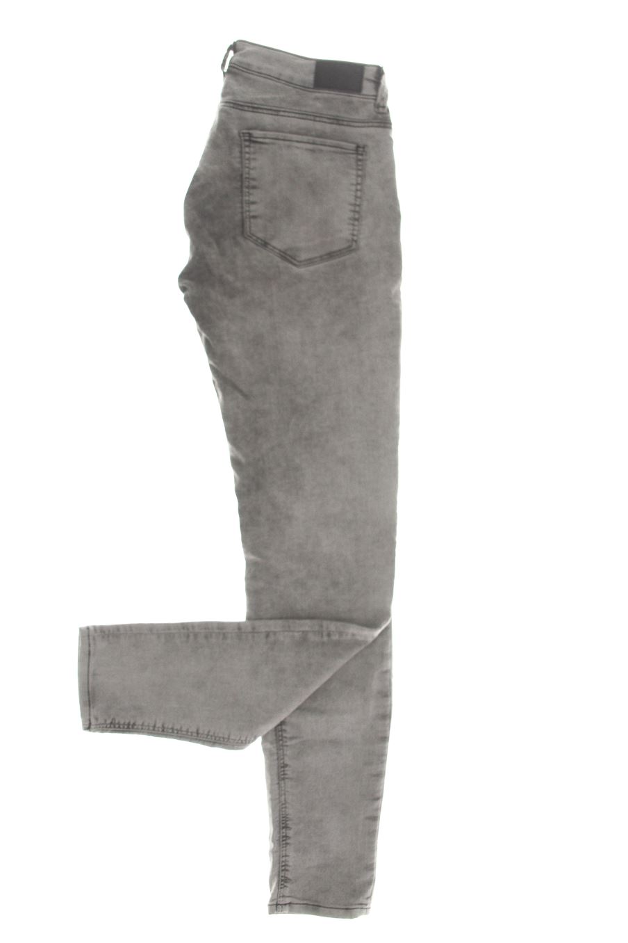 Vaqueros de Zara de la talla 36, de color gris de ropa vaquera