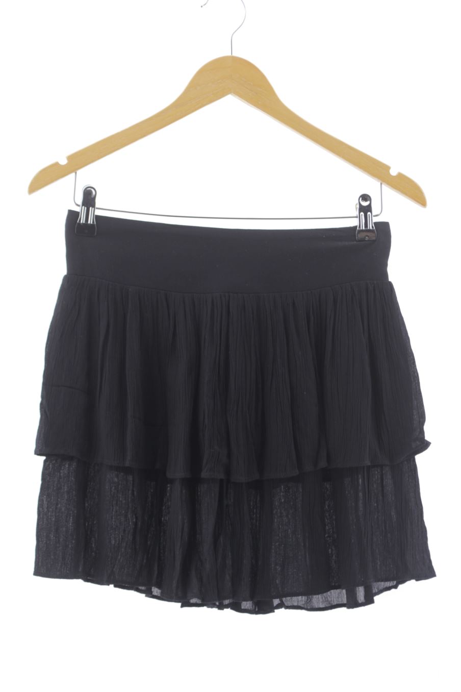 Aufwändiger Rock von Jacqueline De Yong Größe 34, Farbe Schwarz, für