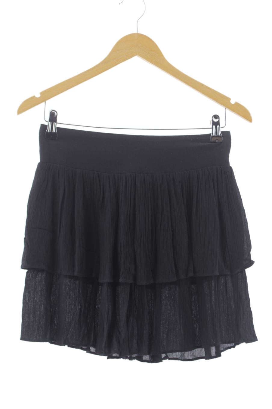 Aufwändiger Rock von Jacqueline De Yong Größe 34, Farbe Schwarz, für
