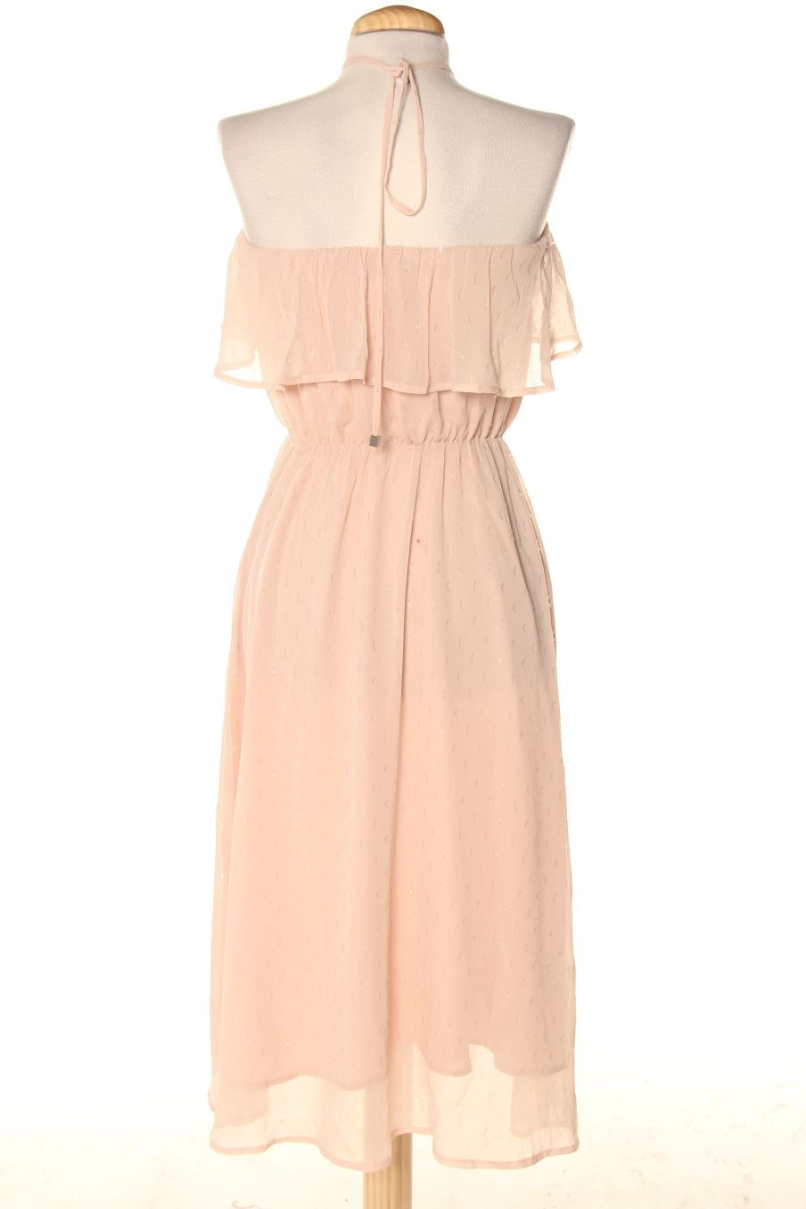 Einfaches Kleid von Mango Größe XS, Farbe Beige, für