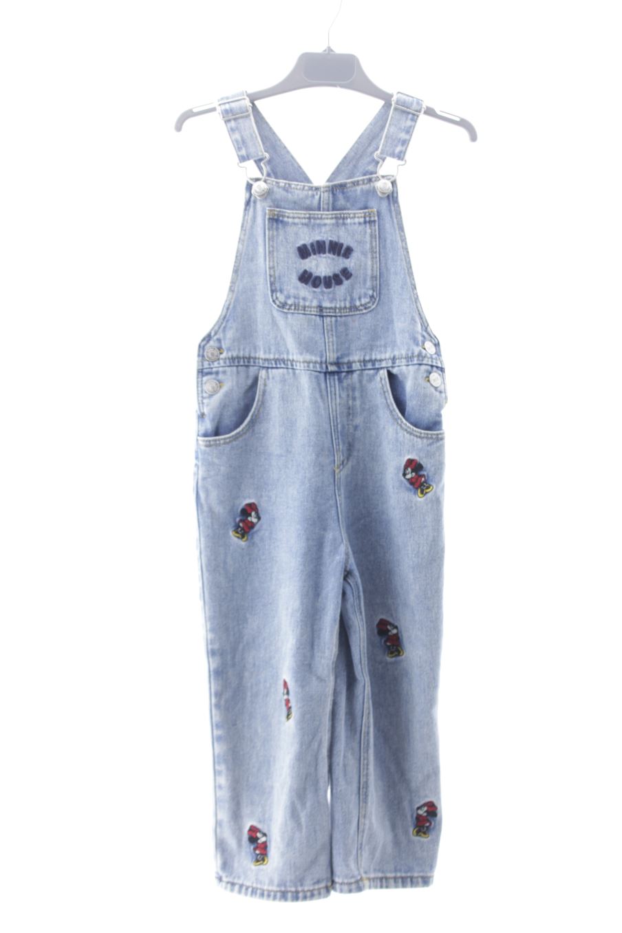Pantalón de peto de Zara de la talla 3 años de denim de segunda mano