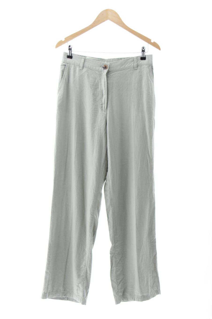 Pantalón de H&M de la talla 42, de color verde