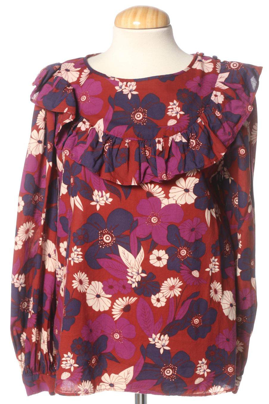 Blusa a maniche lunghe de Promod de la talla M, de color stampato
