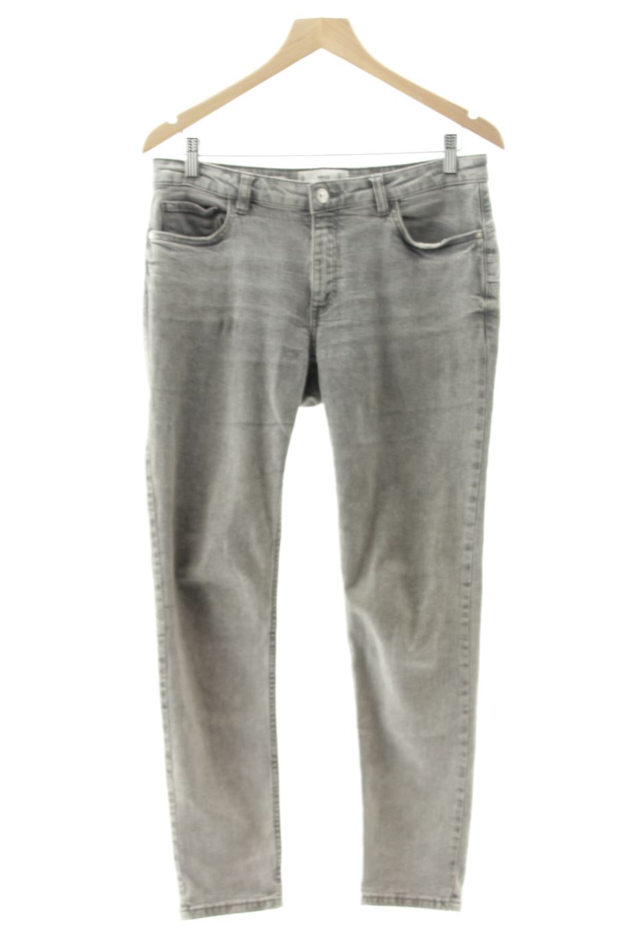 Jeans Mango de la taille 40, de couleur gris de denim
