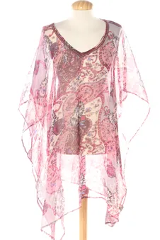 Blusa de manga corta Única Corte Hindu, foto 1 de 2