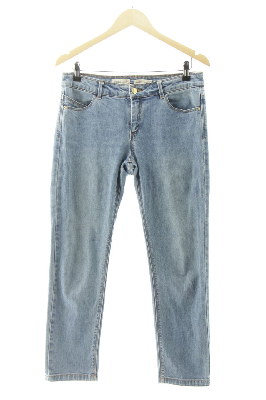 Jeans Sfera de la taille 38, de couleur bleu de denim