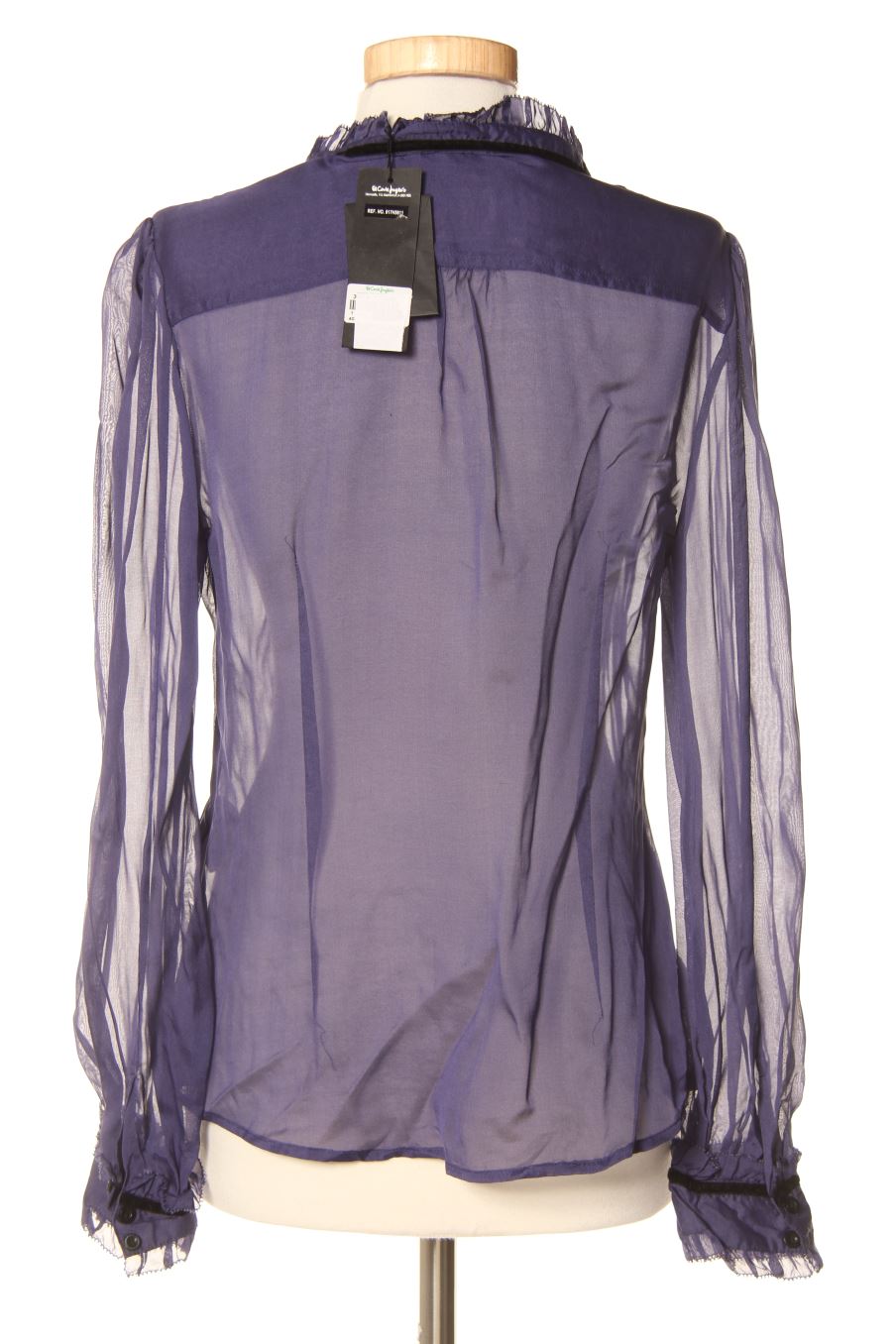 Chemise Yera de la taille 40, de couleur pourpre de soie