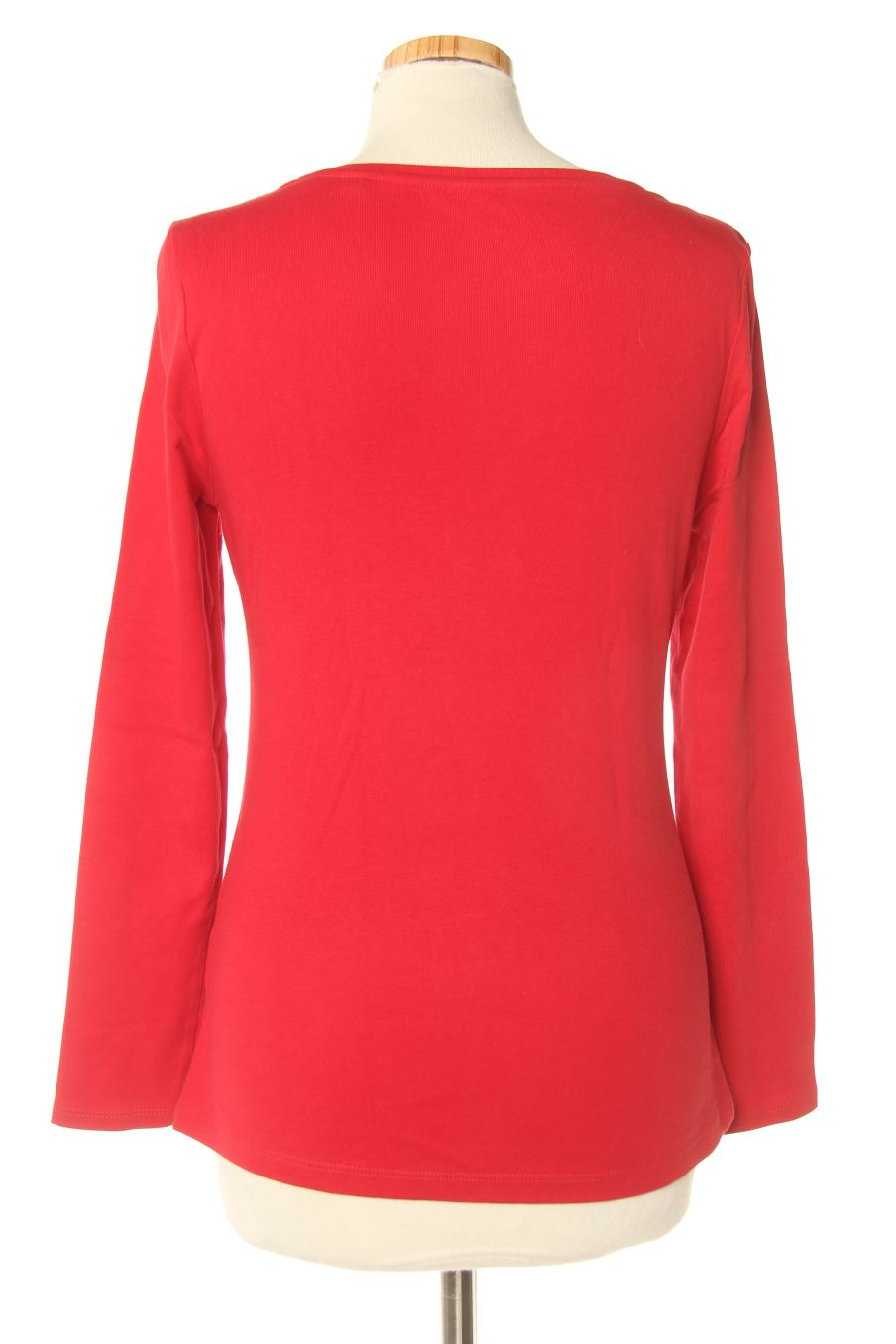 Camiseta de manga larga de M&S COLLECTION de la talla 40, de color rojo