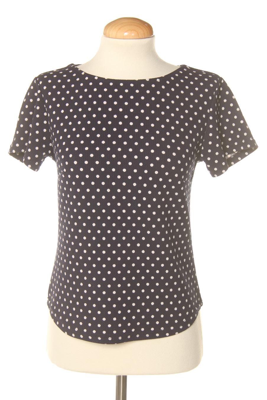 Camiseta de flair goes retro de la talla XS, de color azul marino