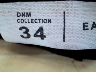 Jeans Easy wear de la taille 34, de couleur noir de denim