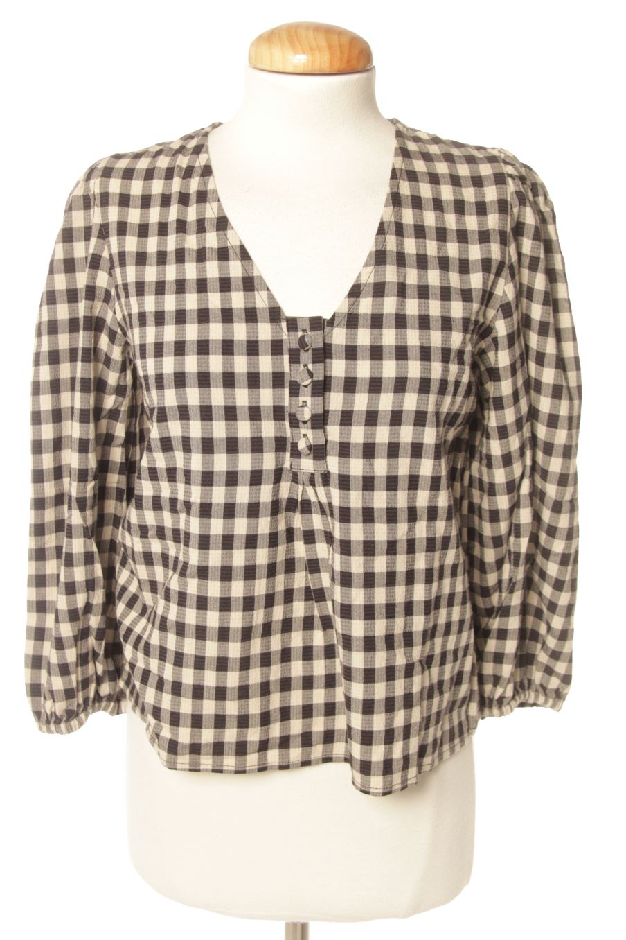 Blouse à manches longues Easy wear de la taille XS, de couleur carreaux