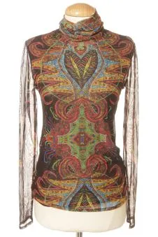 Blusa a maniche lunghe M Desigual by Monsieur Christian Lacroix, foto 1 di 2