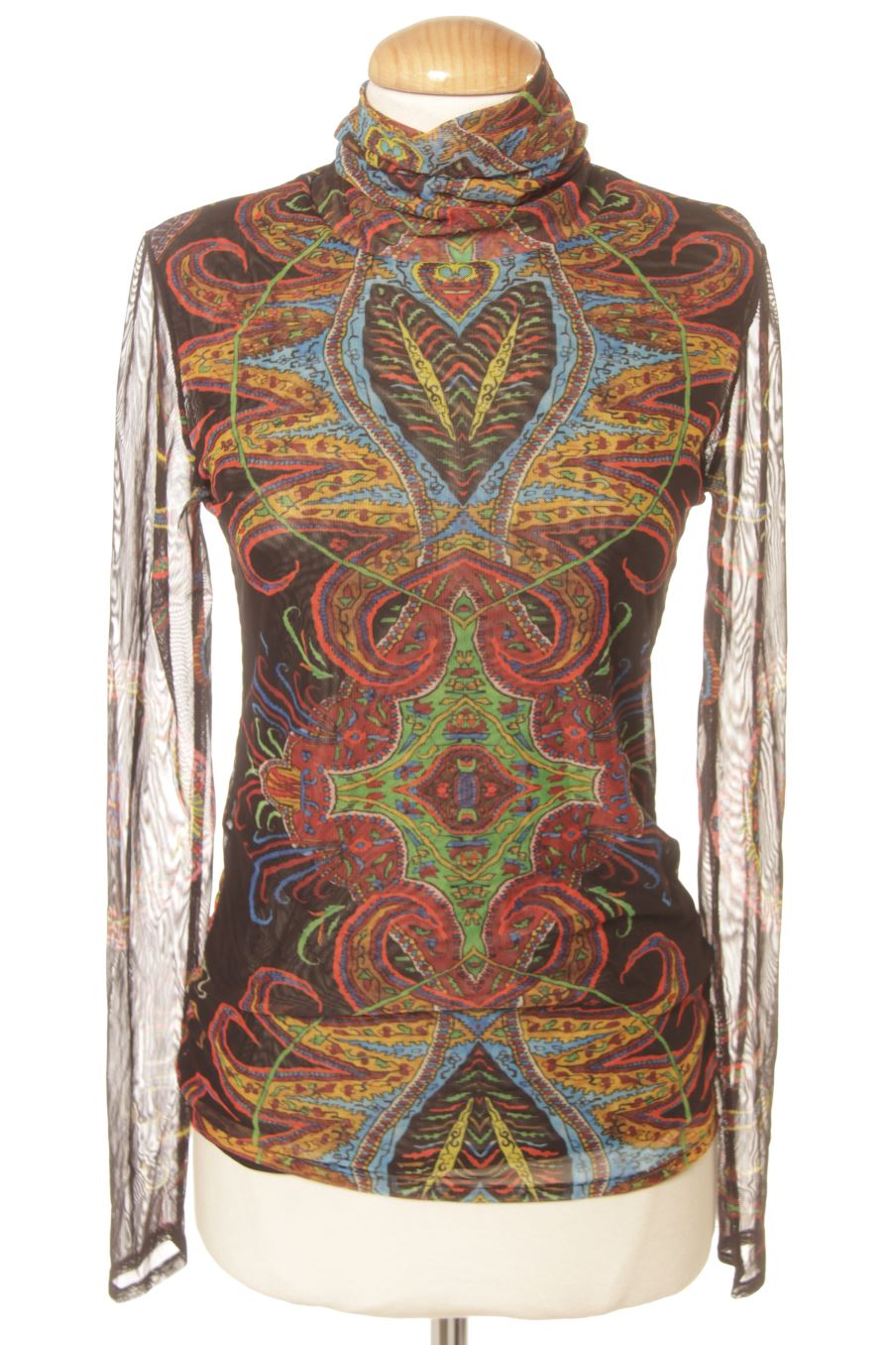 Blouse à manches longues Desigual by Monsieur Christian Lacroix de la taille M, de couleur imprimés