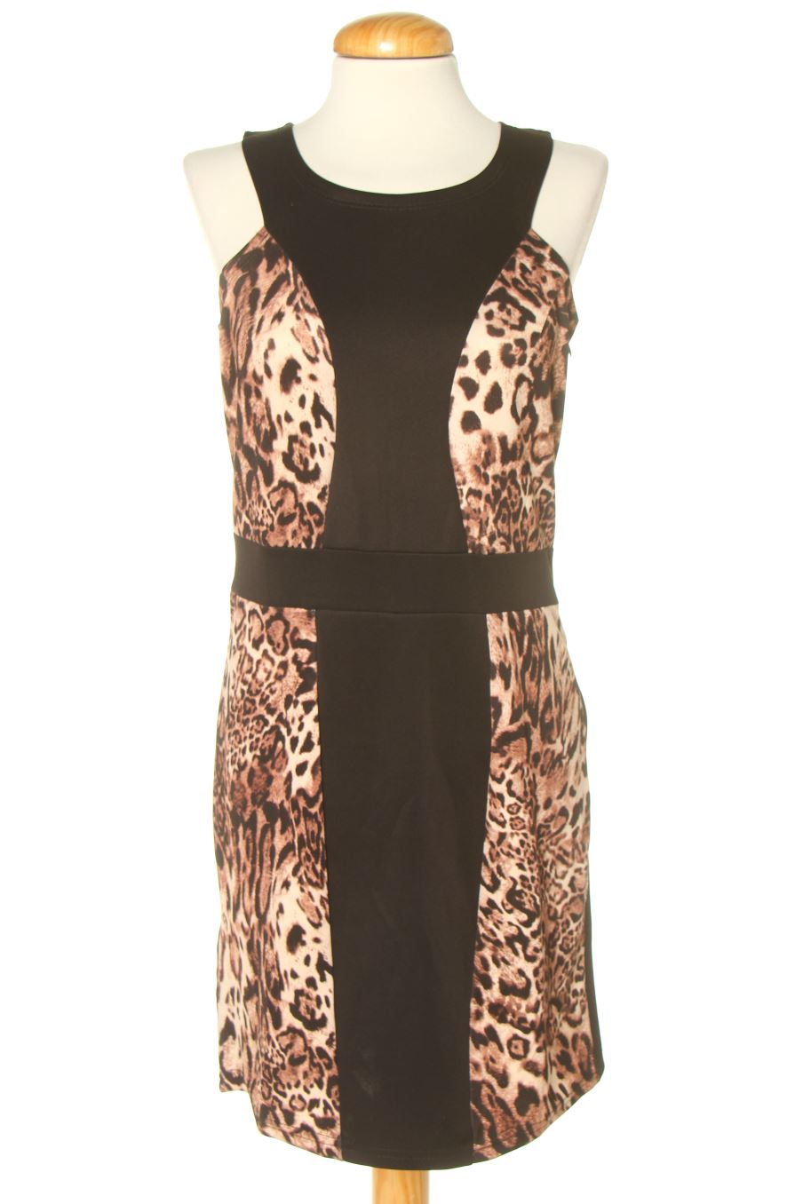 Robe casual Mosnova de la taille S, de couleur animal print