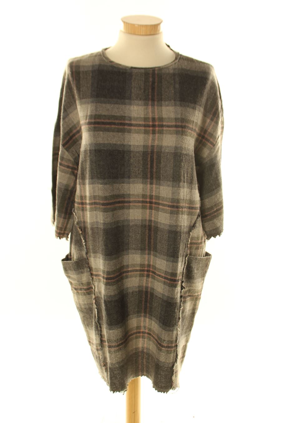 Robe casual Trafaluc de la taille S, de couleur carreaux
