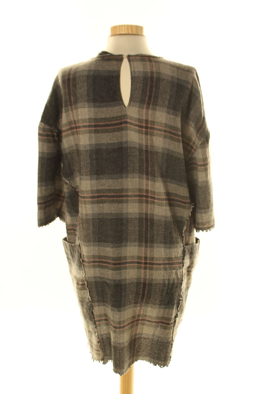 Robe casual Trafaluc de la taille S, de couleur carreaux