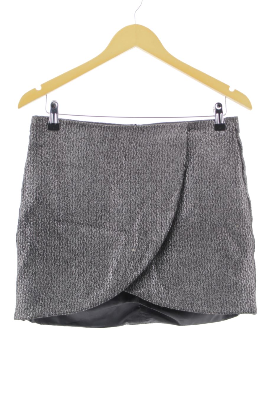 Faldas de Trf (ZARA) de la talla M, de color plateado